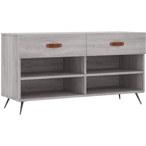Maison Chic Klop za čevlje - Sedež za čevlje siva sonoma 102x35x55 cm inženirski les, (21777672) Cene