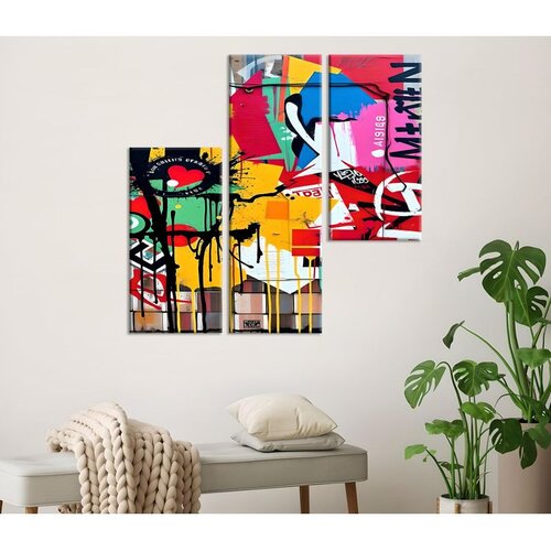 WALLXPERT Dekorativne slike na platnu, 20x40cm, 3 komada, &Scaron;arene Cijene