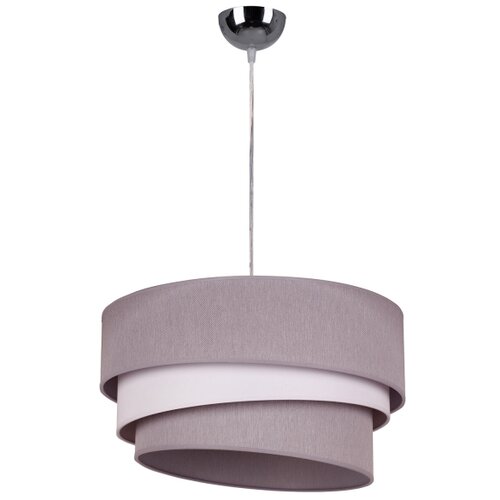  Duolla - Luster na sajli TRIO 1xE27/40W/230V prečnik 45 cm siva/bela Slike