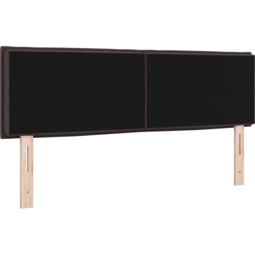  LED uzglavlje Linije dizajna Tamno smeđe 72 cm Tkanina Slike