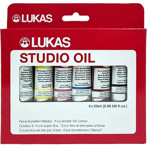 Lukas Studio Set oljnih barv 6 x 20 ml