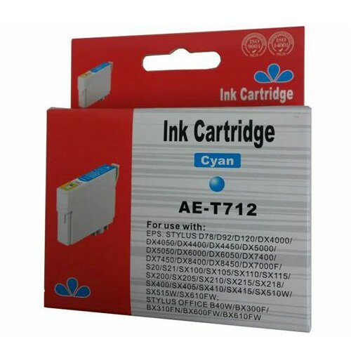 Eurotoner Tinta Zamjenska za Epson T0712 - T0892 Plava Slike
