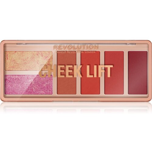 Makeup Revolution Cheek Lift paleta rumenila nijansa Coral Dreaming 6x1,8 g Slike