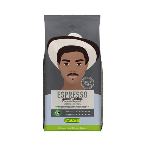 Rapunzel bio "heldenkaffee" espresso all´italiana, cela zrna Cene