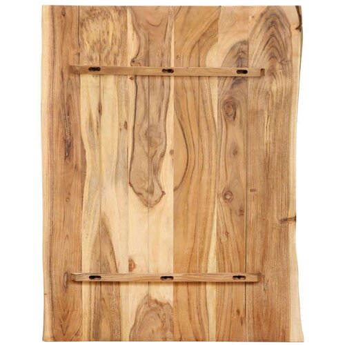 VidaXL stolna ploča od masivnog bagremovog drva 80 x (50-60) x 2,5 cm Slike