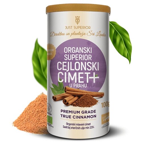 Just Superior organski cejlonski cimet premium 100g Slike