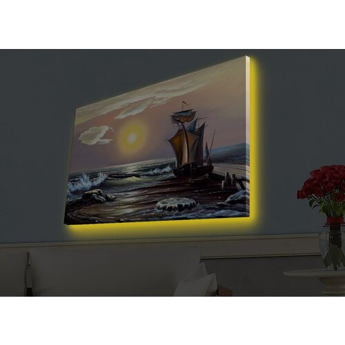 Wallity Slika sa LED osvetljenjem 4570HDACT-068, 45x70 cm Cene