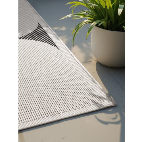 NORTHRUGS Crno-bijeli unutarnji i vanjski tepih 120x170 cm Duet Bowen &amp;ndash; Slike