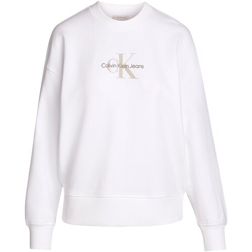 Calvin Klein Jeans Sweater majica zlatna / crna / bijela Slike