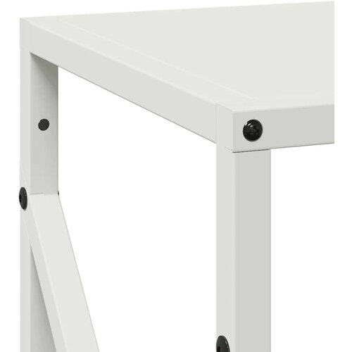  Stalak za drva bijeli 34x25x100 cm Hladno valjani čelik Slike