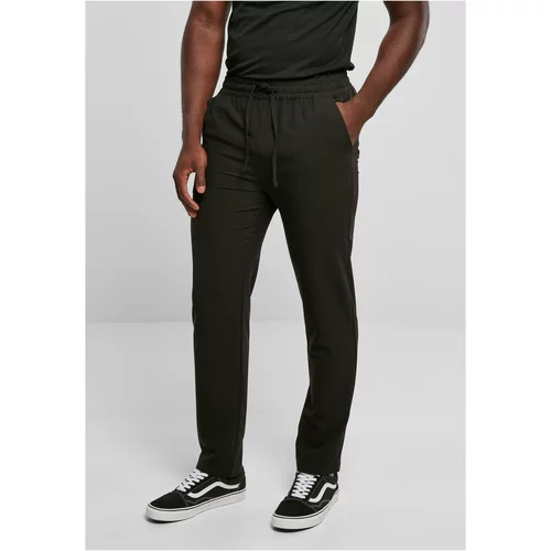 Urban Classics Plus Size Tapered Jogger Pants - Black