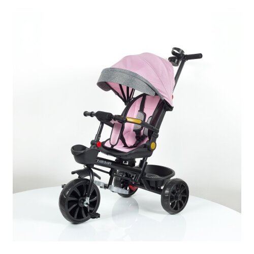  Tricikl za decu sa rotirajućim sedištem I ležećim položajem SM-25202 Roze Cene
