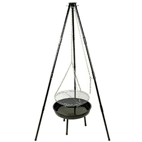 GRILLSTAR stalak za viseći lonac Louisiana (Crne boje, Dimenzija rešetke za pečenje: Ø 47 cm) Cijene