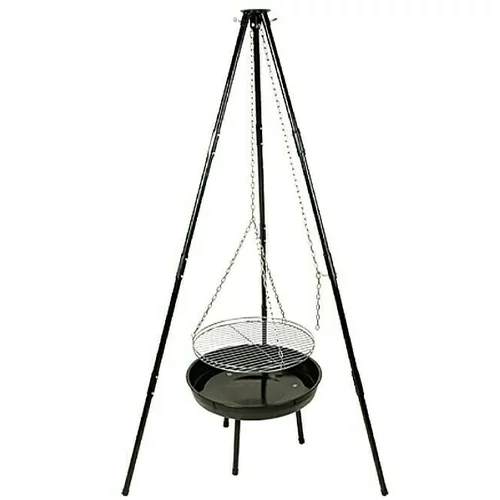 GRILLSTAR stalak za viseći lonac Louisiana (Crne boje, Dimenzija rešetke za pečenje: Ø 47 cm)