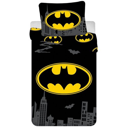 Jerry Fabrics Pamučna dječja posteljina za krevet za jednu osobu 140x200 cm Batman &amp;quot;The Emblem&amp;quot; &amp;ndash; Slike