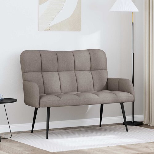 SOFA za dvije osobe Sivosmeđa 115 x 61 x 87 cm Tkanina Cijene