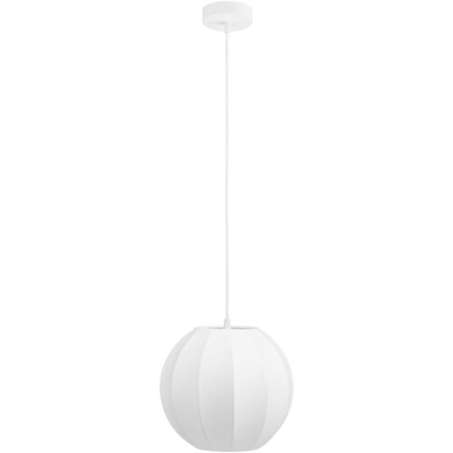 House Nordic Bijela viseća svjetiljka s tekstilnim sjenilom &amp;oslash; 25 cm Coventry &amp;ndash; Slike