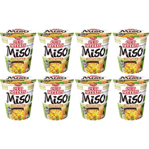 Nissin Cup Noodles Miso Vegetable - 8x67g Cene