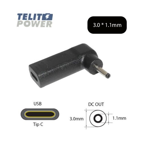  Laptop adapter za napajanje - DC konektor USB-C na 3.0x1.1mm ( 4859 ) Slike