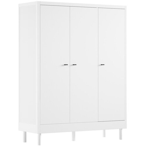 Vipack Bijela dječja garderoba od masivne bukve 146x190x55 cm Forrest &amp;ndash; Slike