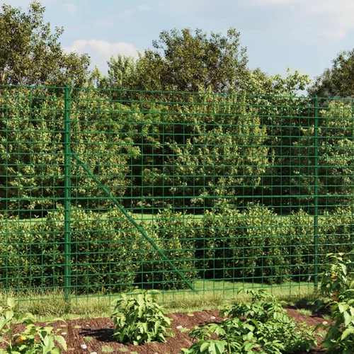  Ograda od žičane mreže s prirubnicom zelena 2x25 m