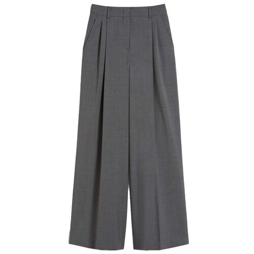 Max Mara Hlače Chino / Carrot ADELFI Siva Cene