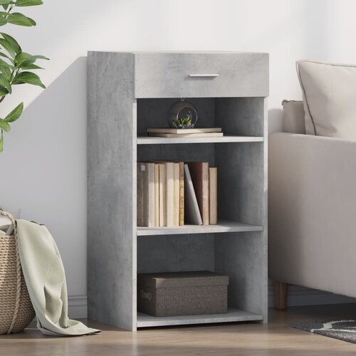  The Living Store Komoda betonsko siva 50x42,5x93 cm inženirski les - Komoda, (21496447) Slike