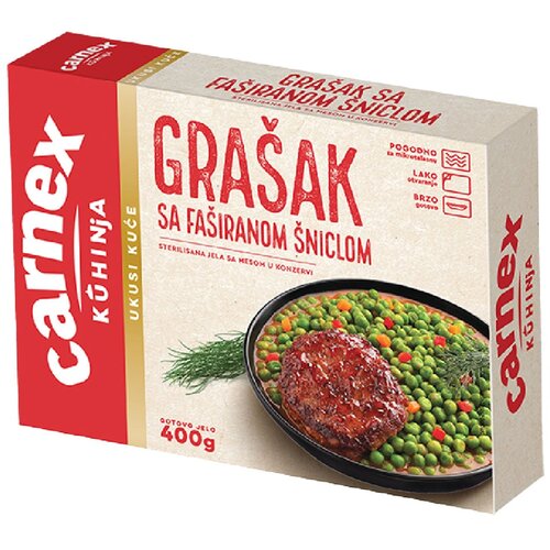 Carnex Grasak sa fasiranom sniclom 400g Cene