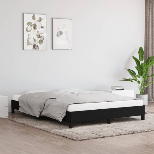  Okvir za krevet bez madraca crni 140x200 cm od tkanine Cijene