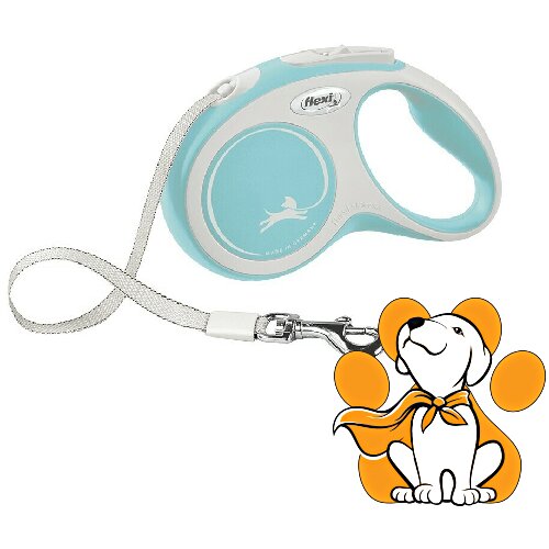Flexi comfort Tape XS 3m, Povodac Sa Trakom Za Pse Do 12kg, Svetloplavi Cene
