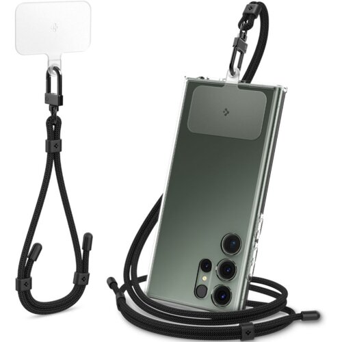 Spigen UNIVERZALNI PAS ZA ČEZ BODY IN ZAPESTJE, ČRN, ZA TELEFON, (21971502) Slike
