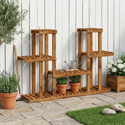  Stalak za biljke Prirodna 123 x 25 x 78,5 cm Cijene