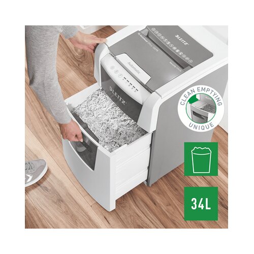 Leitz uničevalec dokumentov iq autofeed 100 2x15 p5 80120000 Slike