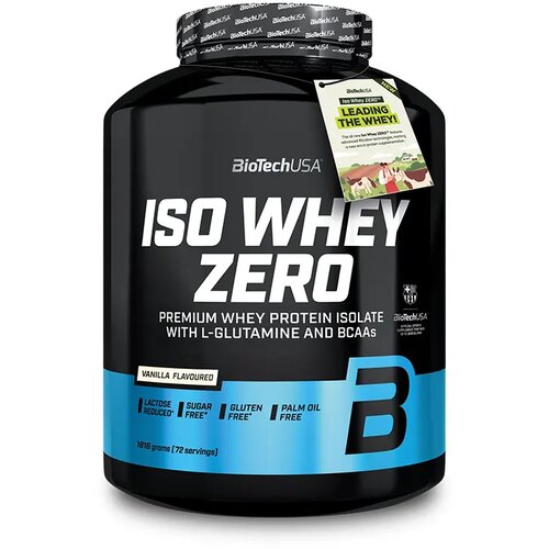 BioTech USA Protein Iso Whey Zero, vanila, 1816 g Cene