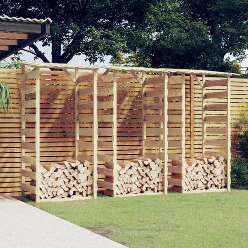 Furnova Pergola s streho 3 kosi 100x90x200 cm impregnirana borovina, (21919209) Cene