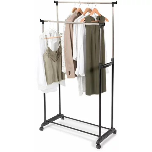 Compactor dvostruki pokretni stalak za odjeću s podesivom visinom Cleano