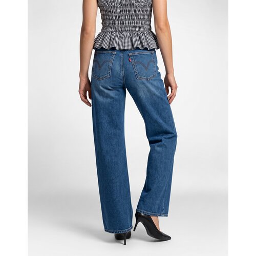 Levi&amp;#039;s Jeans flare RIBCAGE WIDE LEG H223 Modra Slike
