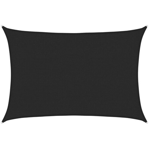  Jedro za za&amp;scaron;titu od sunca 160 g/m&amp;sup2; crno 2,5 x 3,5 m HDPE Slike