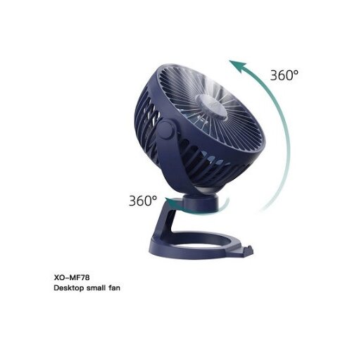 XO MF78 /1200mAh Plavi Stoni Ventilator ( 0264 ) Slike