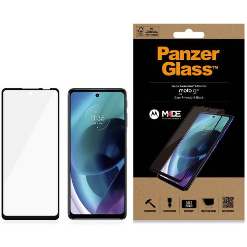PanzerGlass za&amp;scaron;titno staklo za Motorola g51 case friendly black Slike