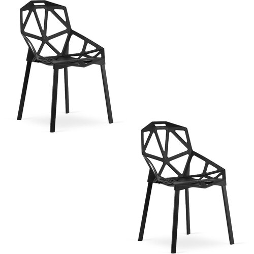 Brandless Stol ESSEN - črn x 2, (22030626) Slike