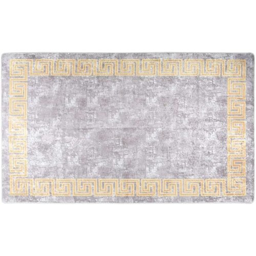  Perivi tepih sivo-zlatni 150 x 230 cm protuklizni Cijene