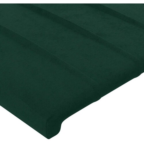  LED uzglavlje tamnozeleno 93x16x118/128 cm bar&amp;scaron;unasto Slike