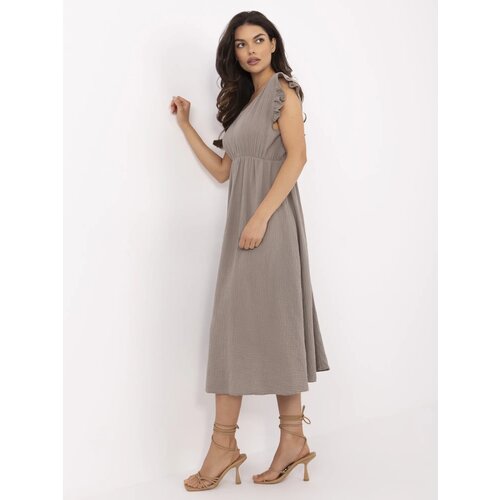 Italy Moda Dress-MI-SK-122126.77-dark beige Slike