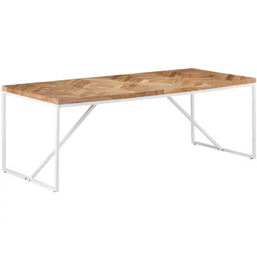  Jedilna miza 200x90x76 cm trakacijev in mangov les