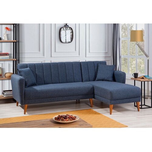 Atelier Del Sofa ugaona sofa Akua Kose desno-tamno plava Cene