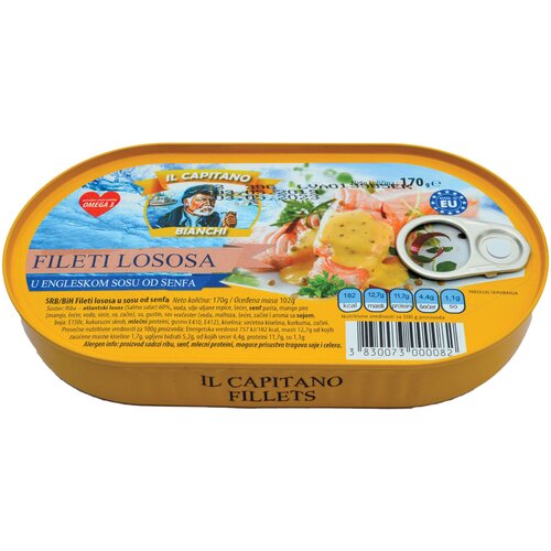 Il Capitano Fileti lososa u sosu od senfa, 170g Slike