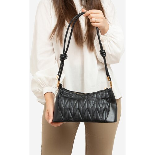 SHELOVET Small elegant black handbag Slike