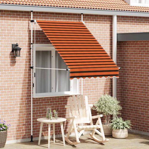 Tenda na ručno uvlačenje 150 cm narančasto-smeđa Cijene