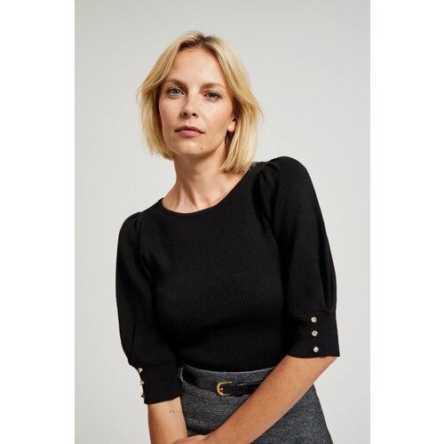Marisse Women's Sweater Z-Sw-4507 Black Cene